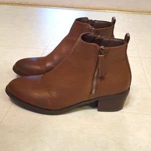 Harlow dark brown booties